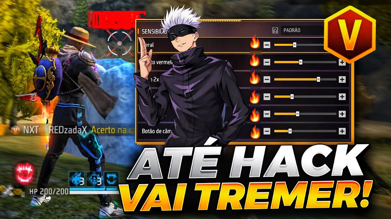 NOVA ATUALIZAÇÃO!🔥 A MELHOR SENSIBILIDADE para SUBIR CAPA na NOVA ATUALIZAÇÃO do FREE FIRE!