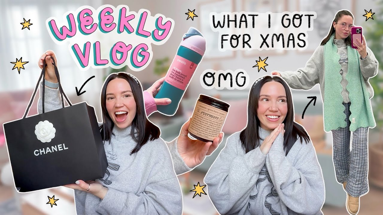 WEEKLY VLOG 21 ✨ What I got for Christmas (I can't believe it!) + we got snowed in in Nashville! 🌨️