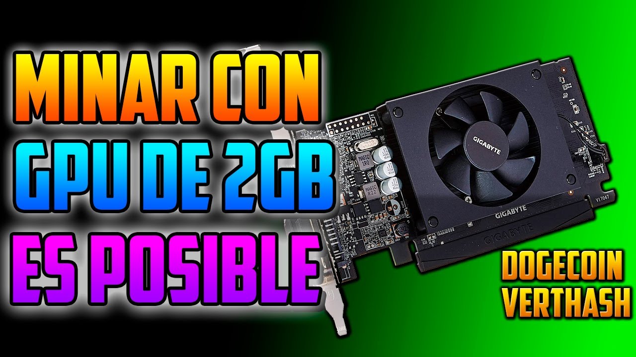 Como puedes  minar con GPU de 2gb!! GT 730 2gb Vertcoin (VTC)