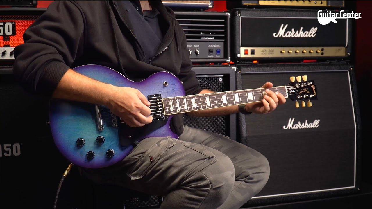Gibson Les Paul Studio Blueberry Burst Black Trim | TV Guitar Center