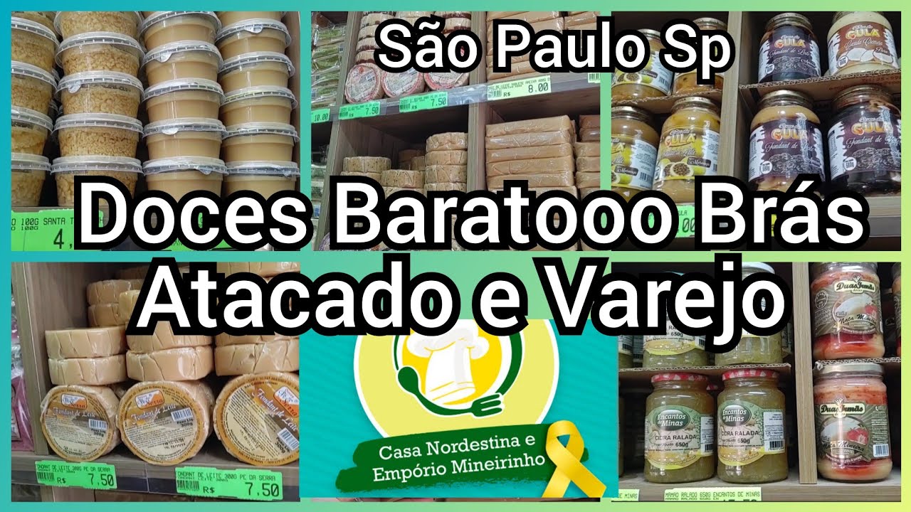BRÁS-CASA NORDESTINA EMPÓRIO MINEIRINHO-DOCES  BARATOOO DIVERSOS SABORES
