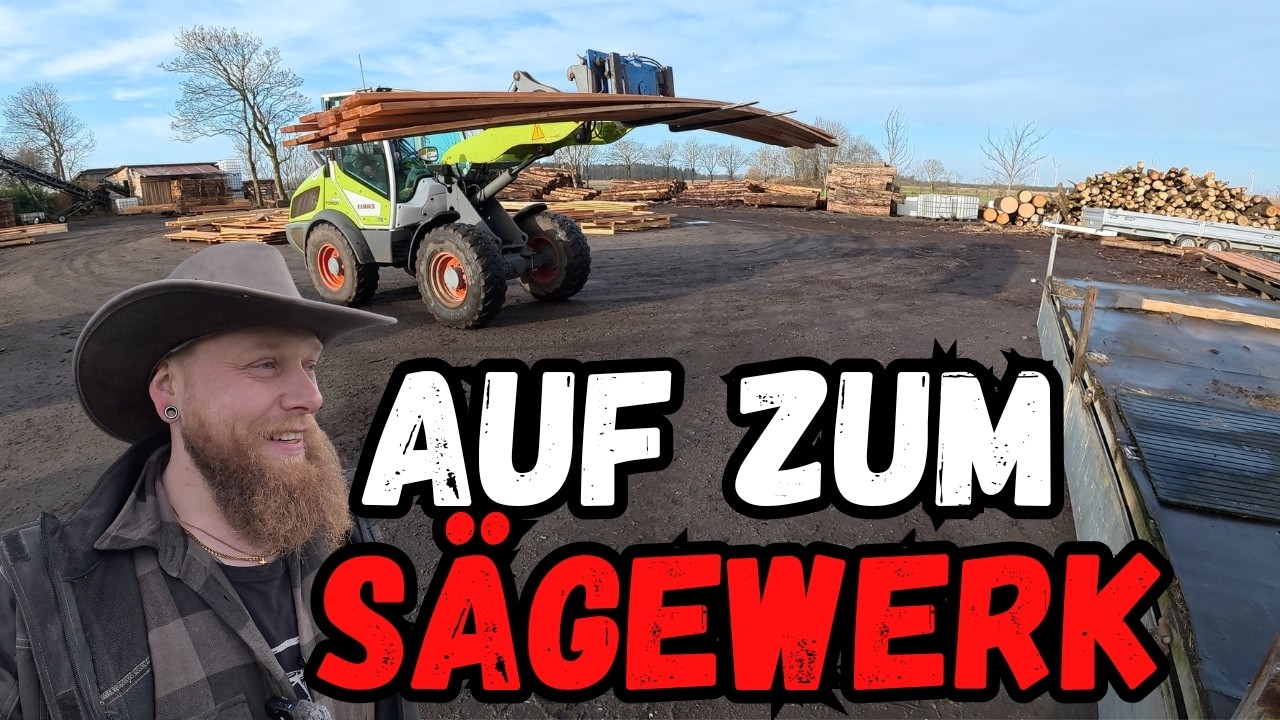 Anh&auml;nger komplett aufgegammelt 😳 Neues Holz direkt vom S&auml;gewerk!