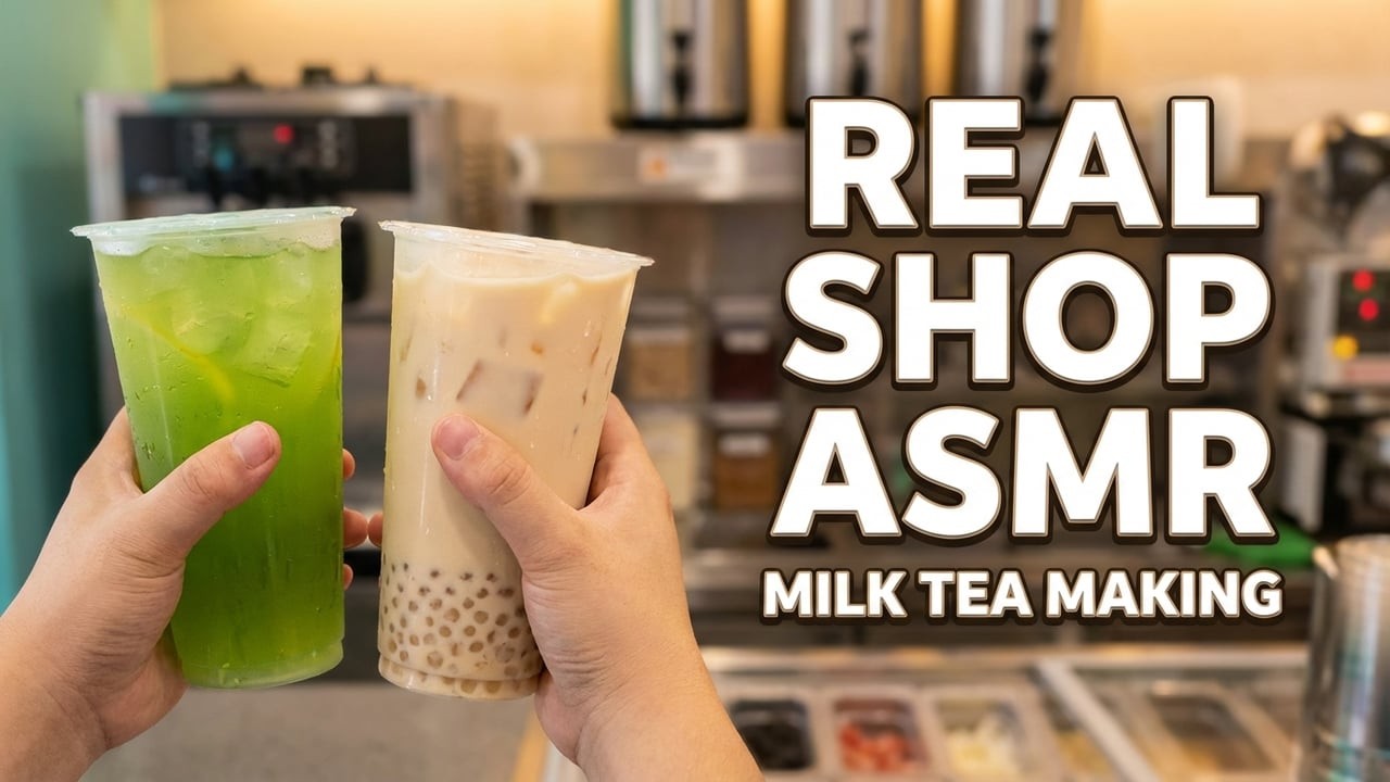 Professional Milk Tea Making | Real Shop ASMR