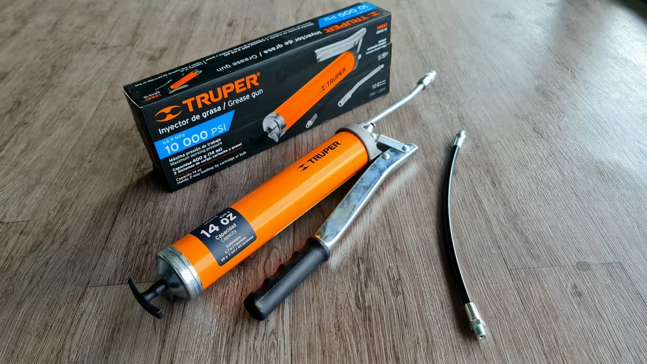 Inyector De Grasa Rígida Y Flexible De 14 Oz Y 10.000 Psi Truper - 14861 - GRAS-15