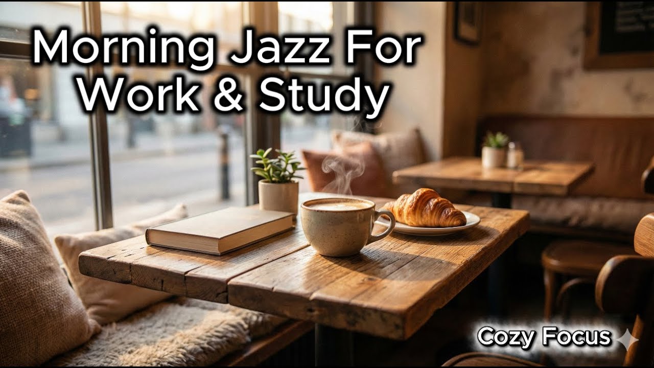 Morning Jazz for Work & Study (Cozy Focus)