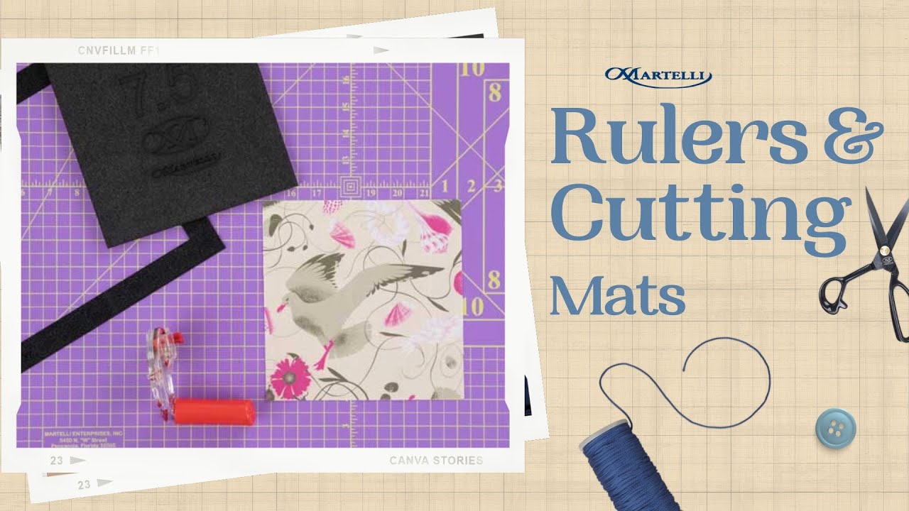 Martelli Cutting System Part 2: Rulers and Cutting Mats