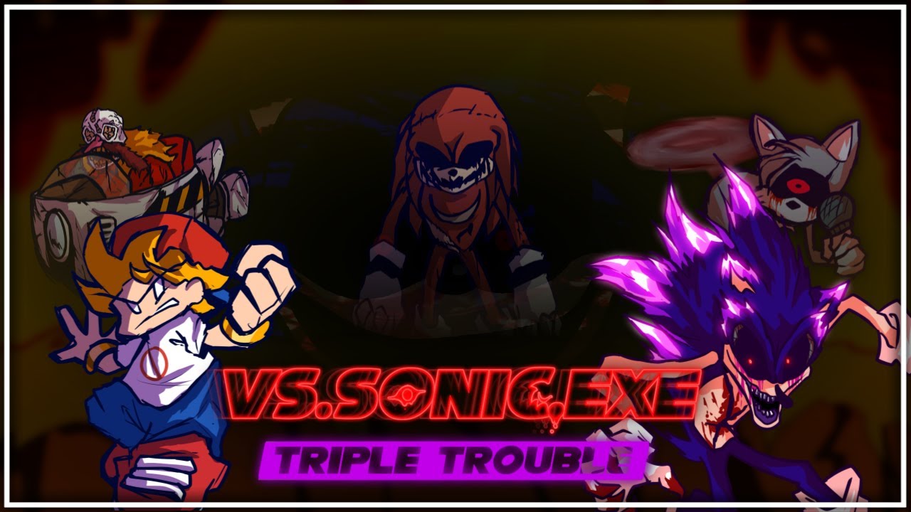 Friday night funkin': Vs. Sonic.exe - Triple Trouble [Remastered]
