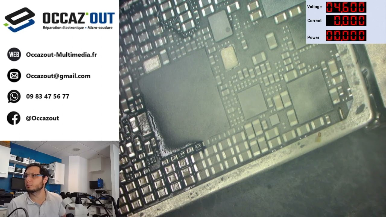 iPhone 7plus en court circuit