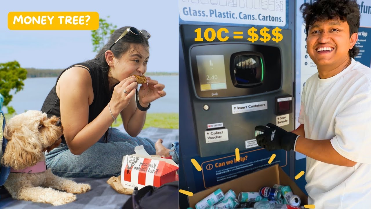 Australia Has a Money Tree? 10c Bottles | Real Day in Our Life