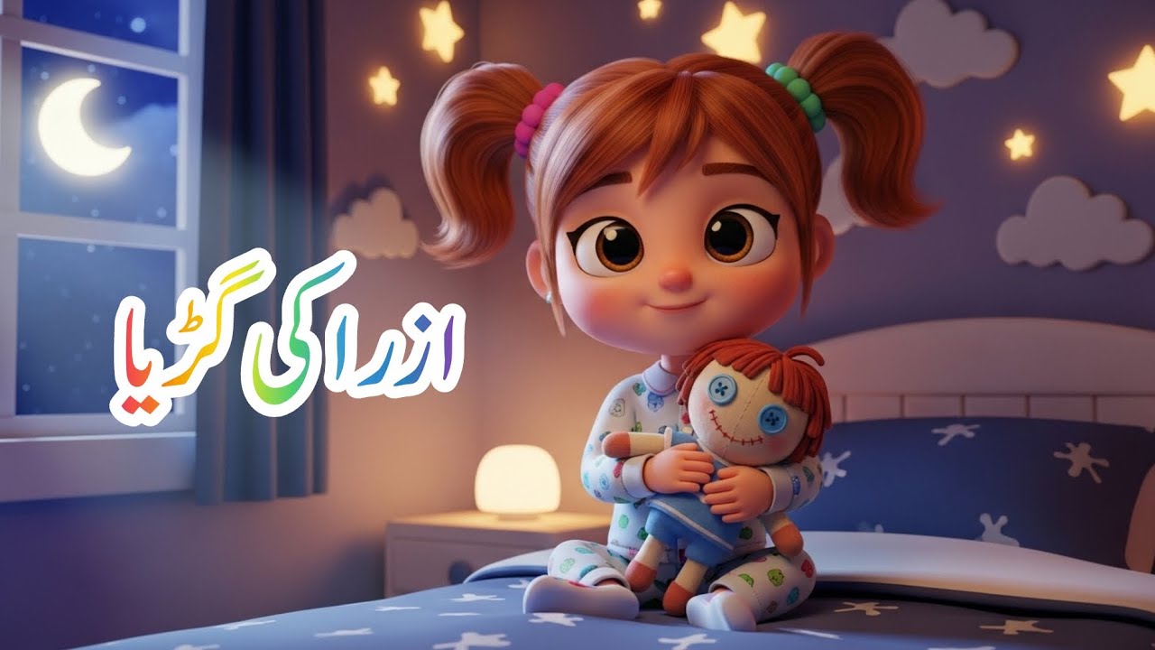 Azra Aur Uski Gudiya | Pyari Bedtime Story for Kids | Urdu Rhymes