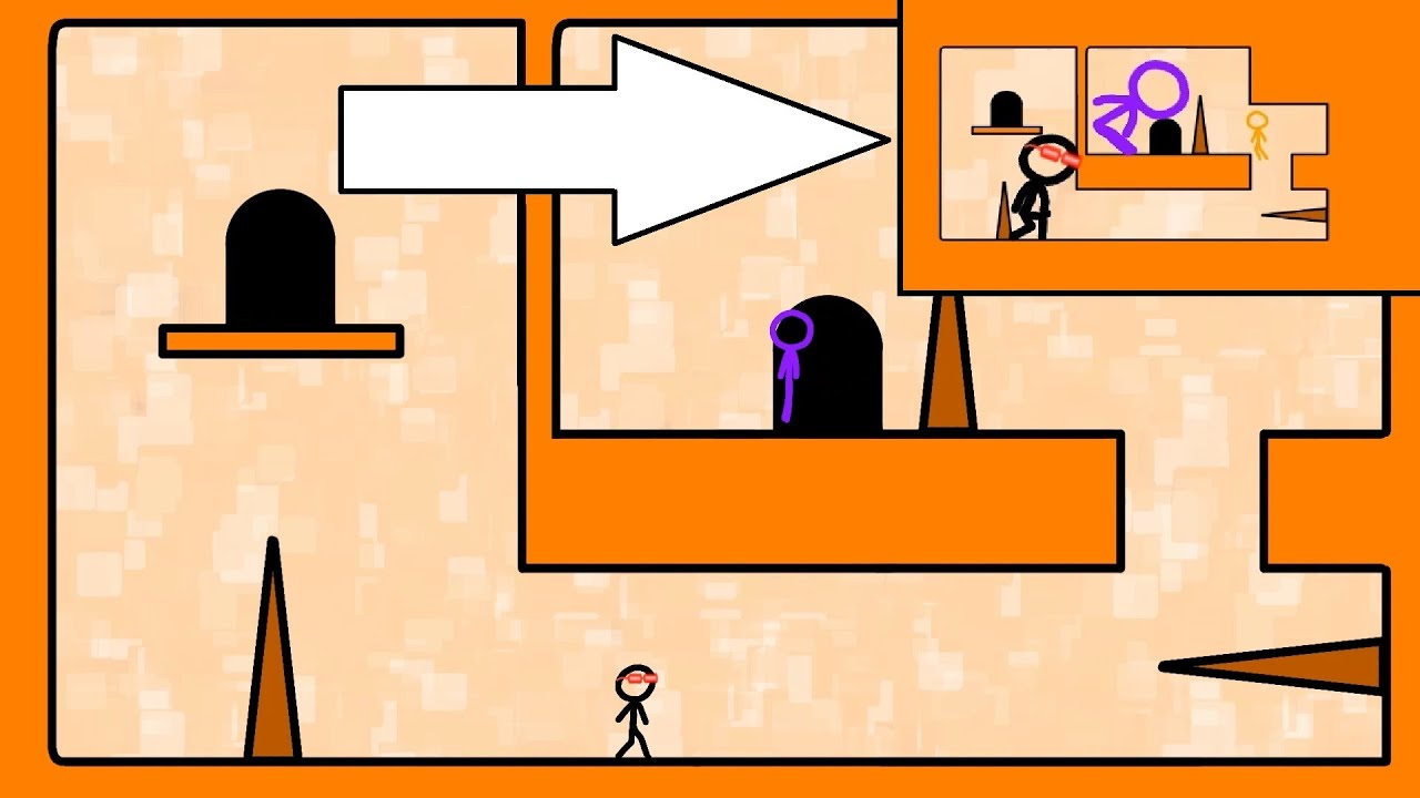 The Stick Figures VS The Size-Changing Maze