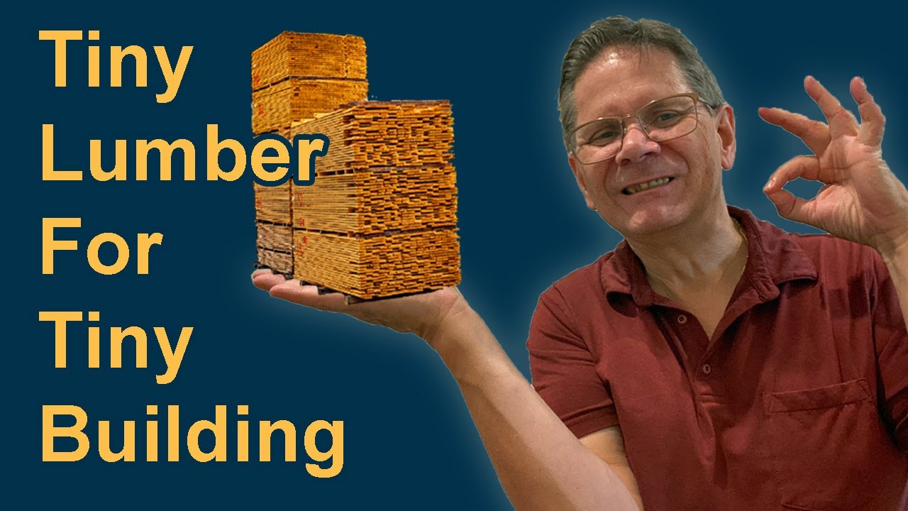 DIY How to cut tiny lumber for your dioramas CH13 DIY 2