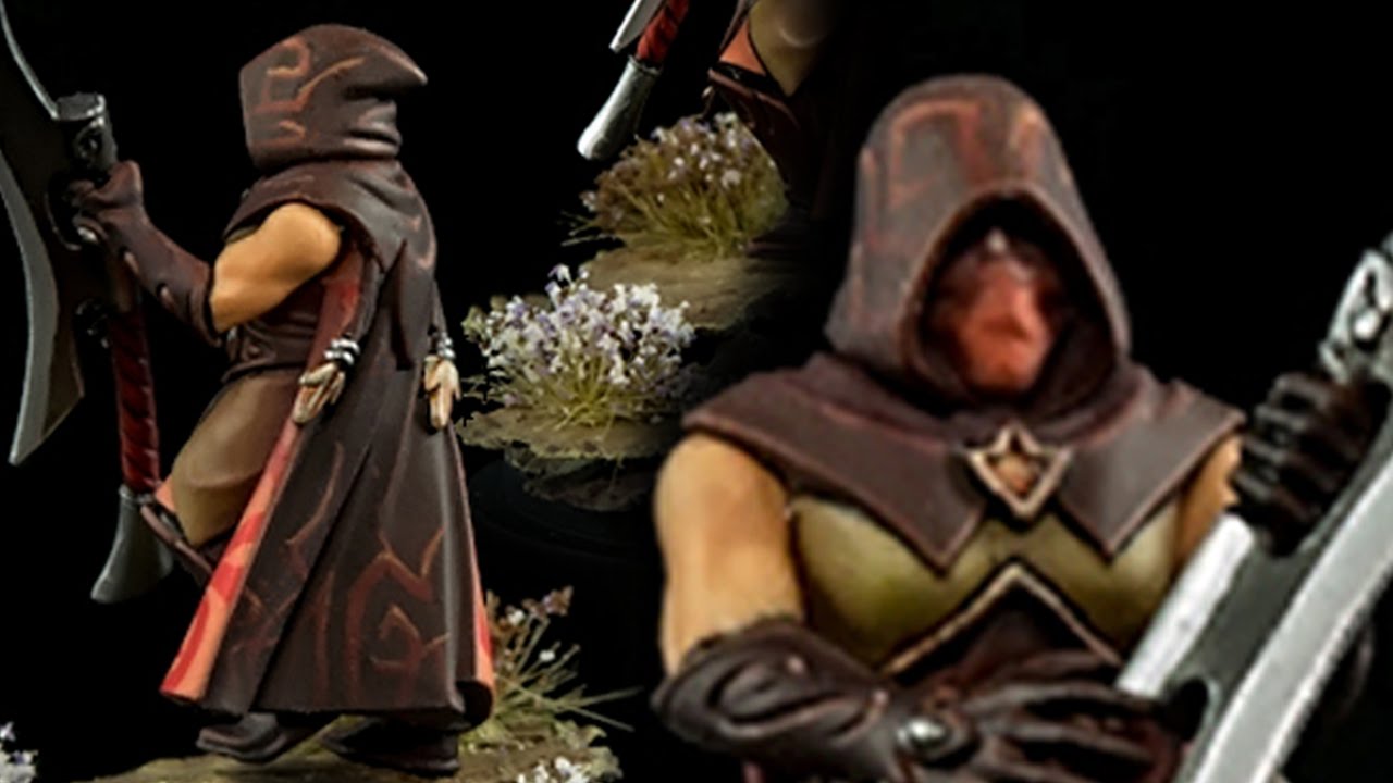 How to paint Wood Elves Wildwood Ranger Warhammer by Lester Bursley