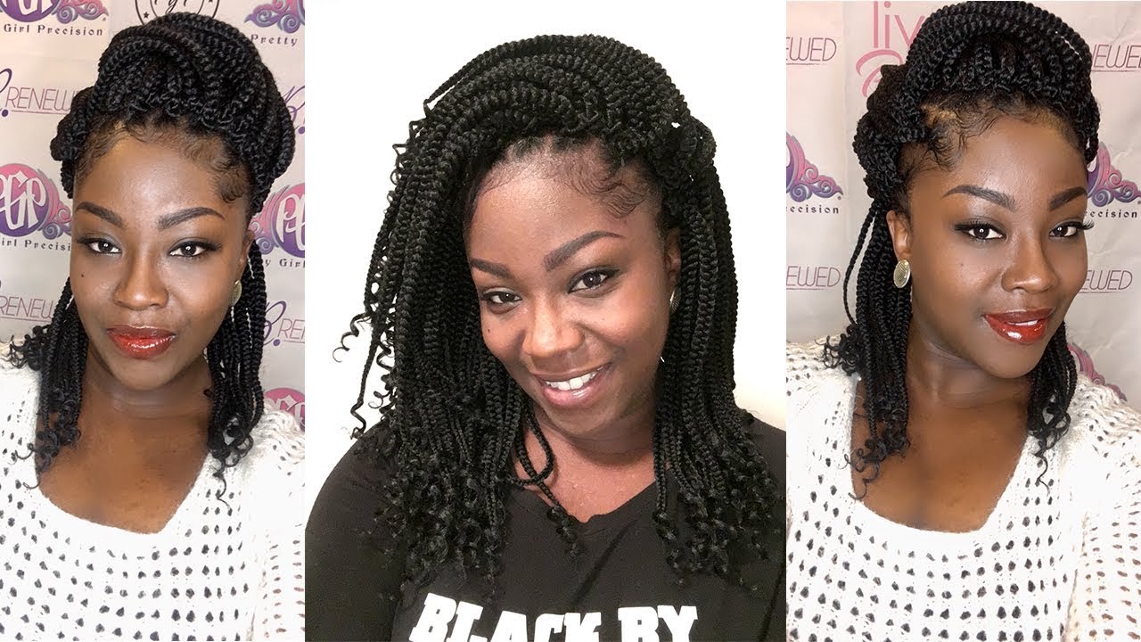Shoulder Length Crochet Box Braids {Zoey Braid Model Model}