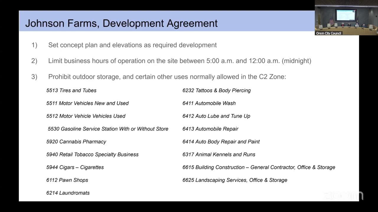 City of Orem Planning Commission - January 7th 2026