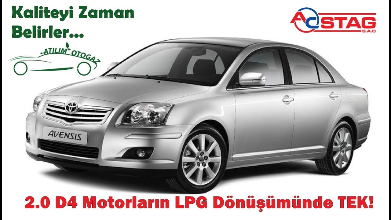 Toyota Avensis 2.0 D4 STAG LPG ile Sorunlara Son...