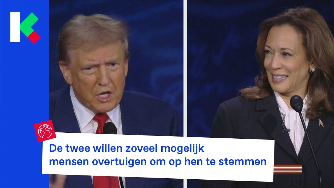 Belangrijk debat tussen Amerikaanse presidentskandidaten
