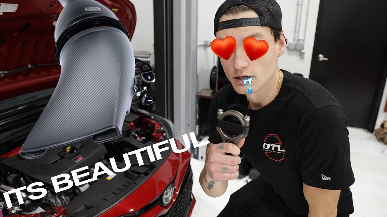 Installing the MOST BEAUTIFUL intake EVER (GR Corolla)