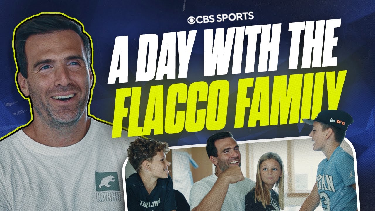 Spending the day with Joe Flacco and his family
