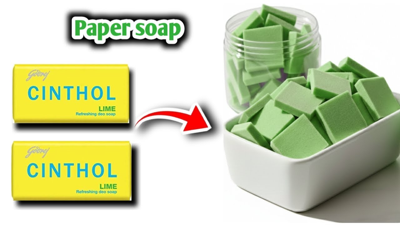 How to Make Natural Paper Soap at Home Using Cinthol Soap/Make Your Own Paper Soap/Cinthol Soap Hack