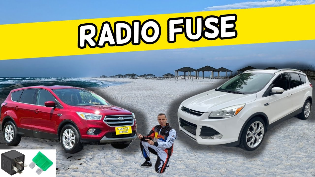 Расположение предохранителя радиоприемника Ford Escape 2013 2014 2015 2016 2017 2018 2019