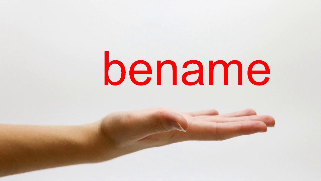 How to Pronounce bename - American English