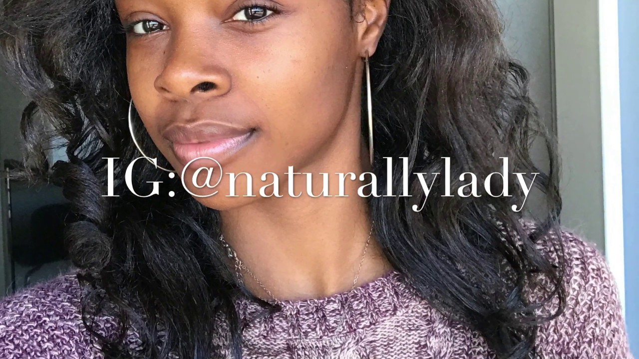Rollerset Wrap on Type 4 Natural Hair || DARE CARE Serum