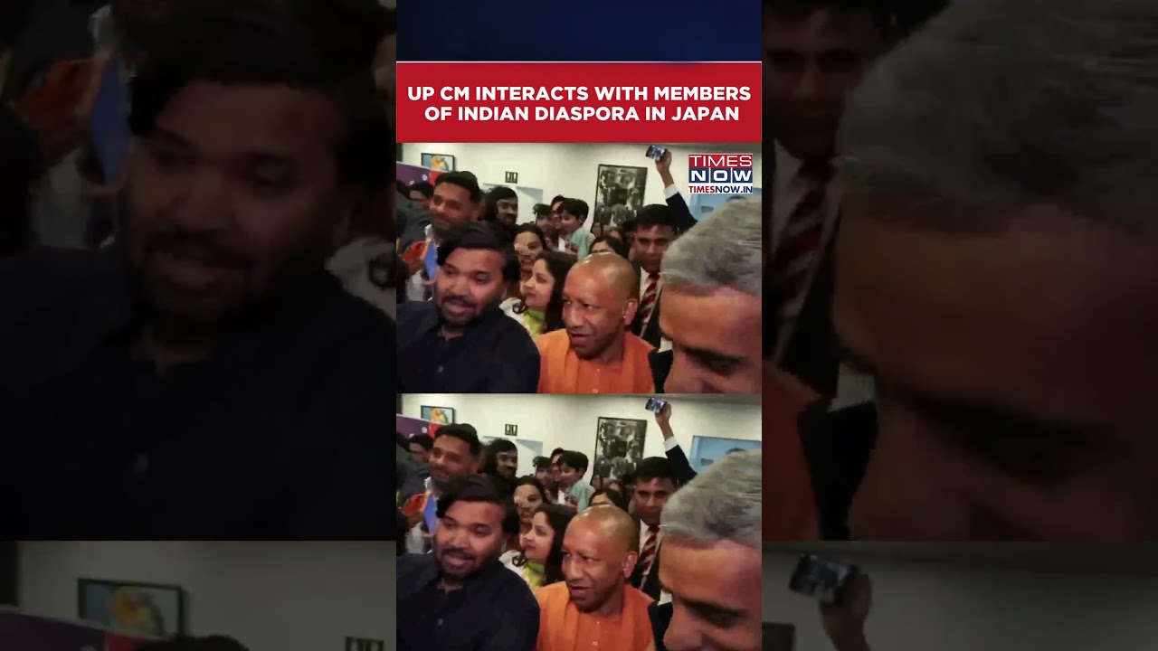 Japan UP CM Yogi Adityanath Interacts With Members Of The Indian Diaspora In Tokyo #shorts