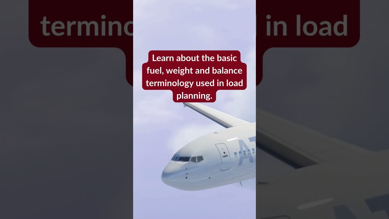 Aircraft Weight and Balance Principles (LOD01) Course - ATC Training