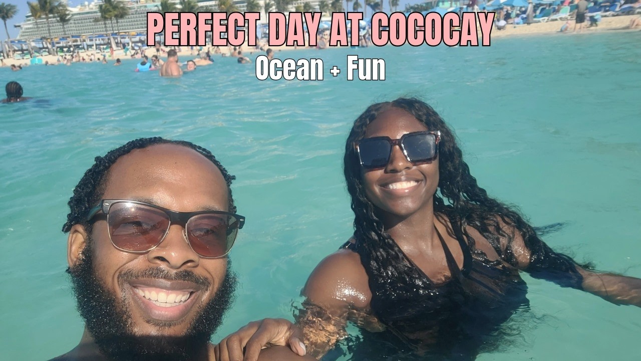 Perfect Day at CocoCay. Ocean Swimming, Veggie Burgers & Show Night | Day 6 Vlog