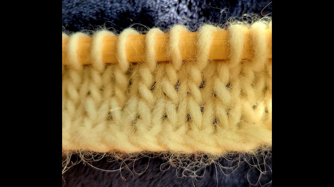 Плетиво за начинаещи - лесно заплитане на две игли, вариант #1