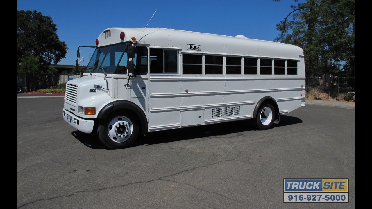 1998 International 3600 Thomas Built 23 Passenger Jail Bus for sale by TruckSite.com