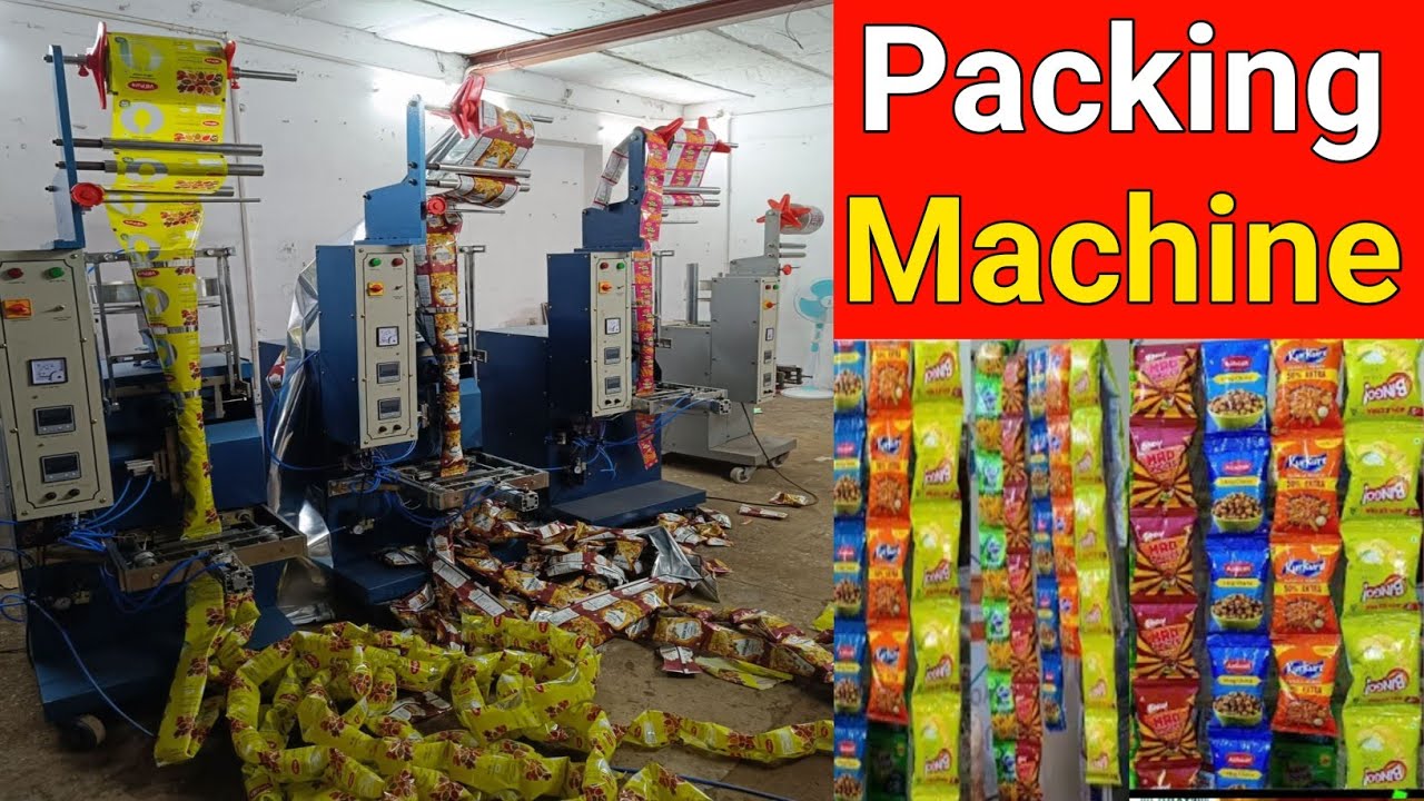 Pouch Packing Machine Manufacturer / मसाला, चिप्स, कुरकुरे, ड्रायफ्रूट्स, grains Pack करने वाली मशीन