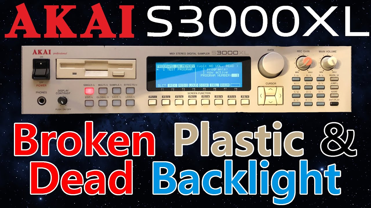 Improving the condition of my Akai S3000XL