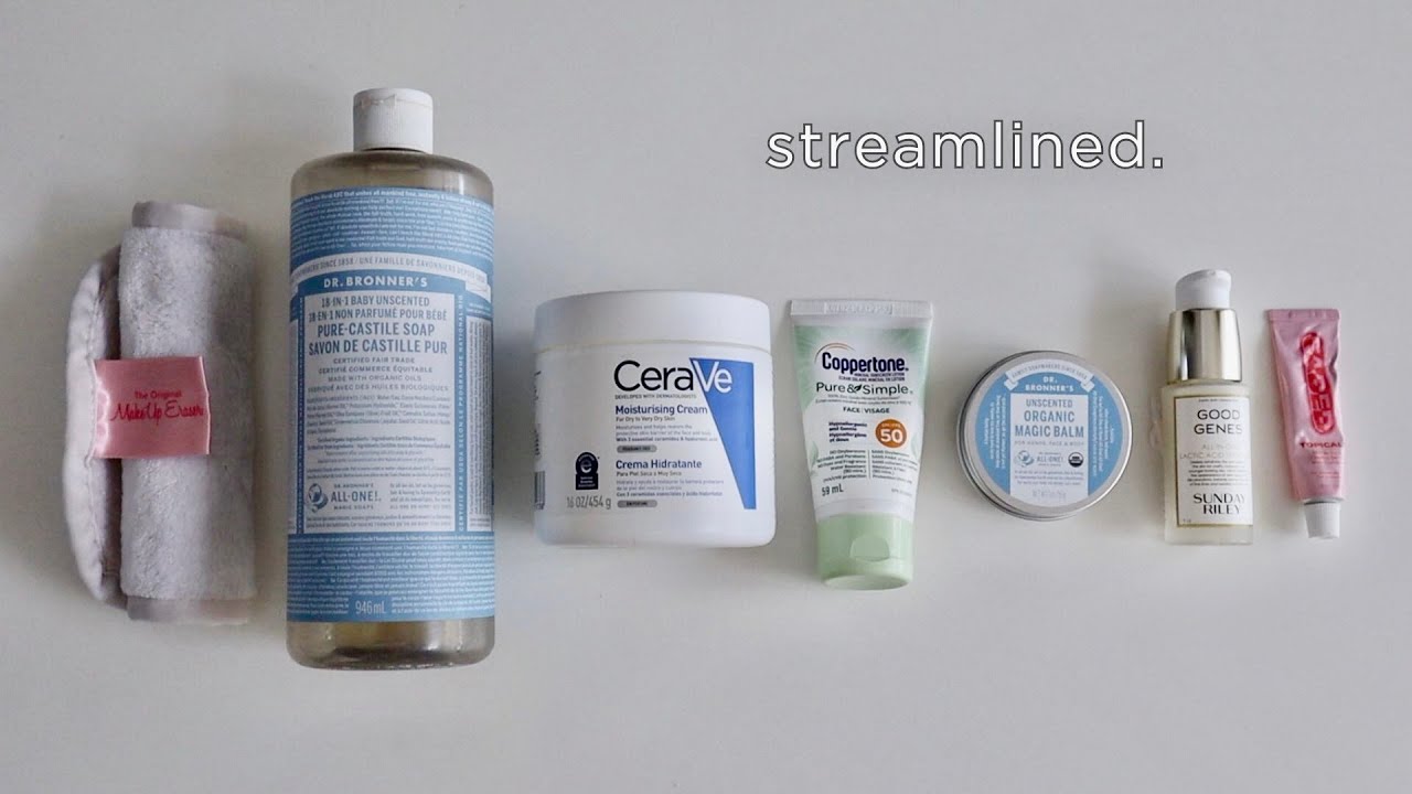 MINIMALIST SKINCARE ROUTINE 2024 ☀️ morning 🌙 evening 🗓️ weekly routines ***simple + realistic***