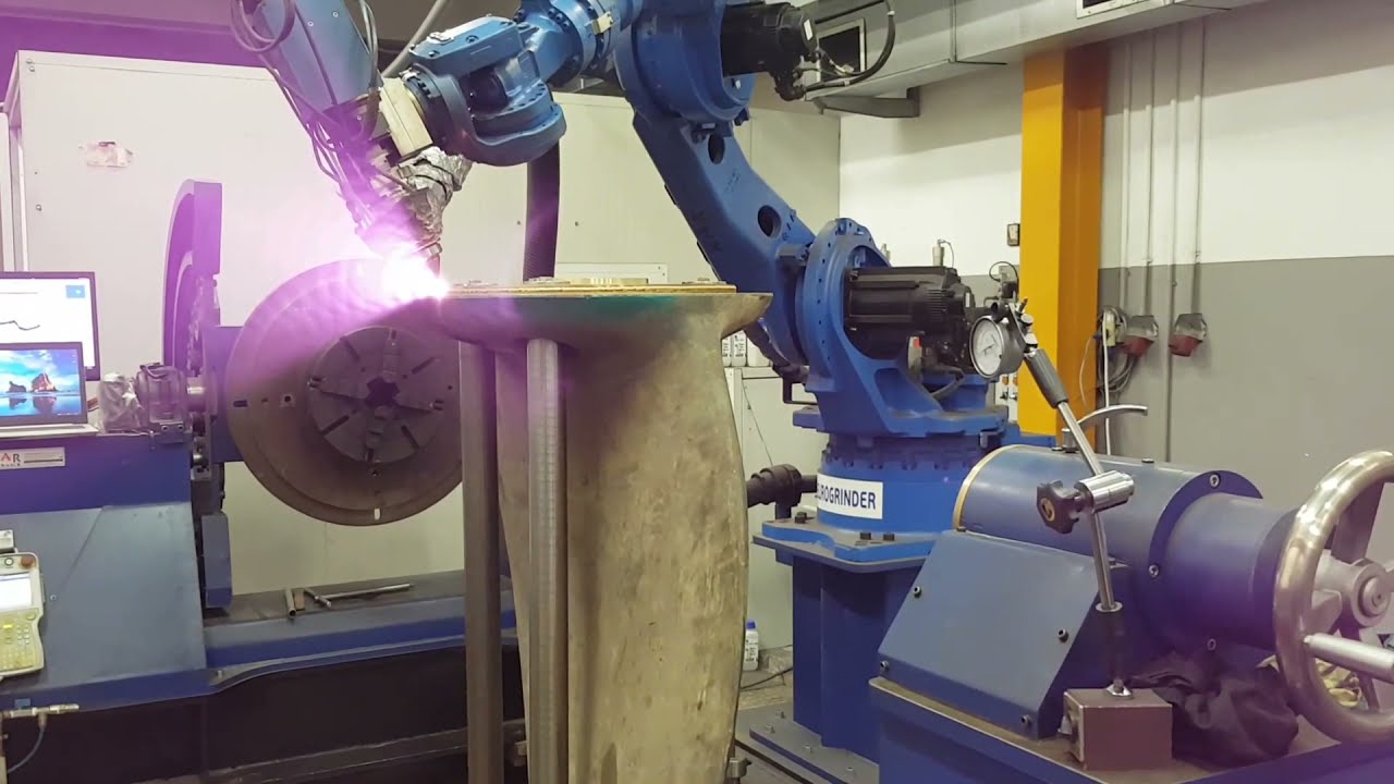 PROPELLER BLADE LASER CLADDING