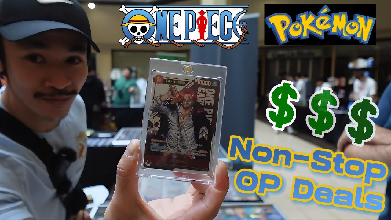 Non-Stop One Piece Deals | One Piece & Pokemon Vendor POV | Twin Oaks Card Show PNW