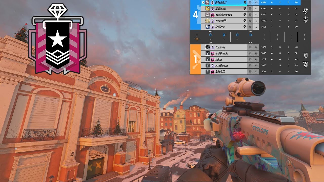 R6S: Fullgame SoloQ \ Against top 400 Champion on Xbox