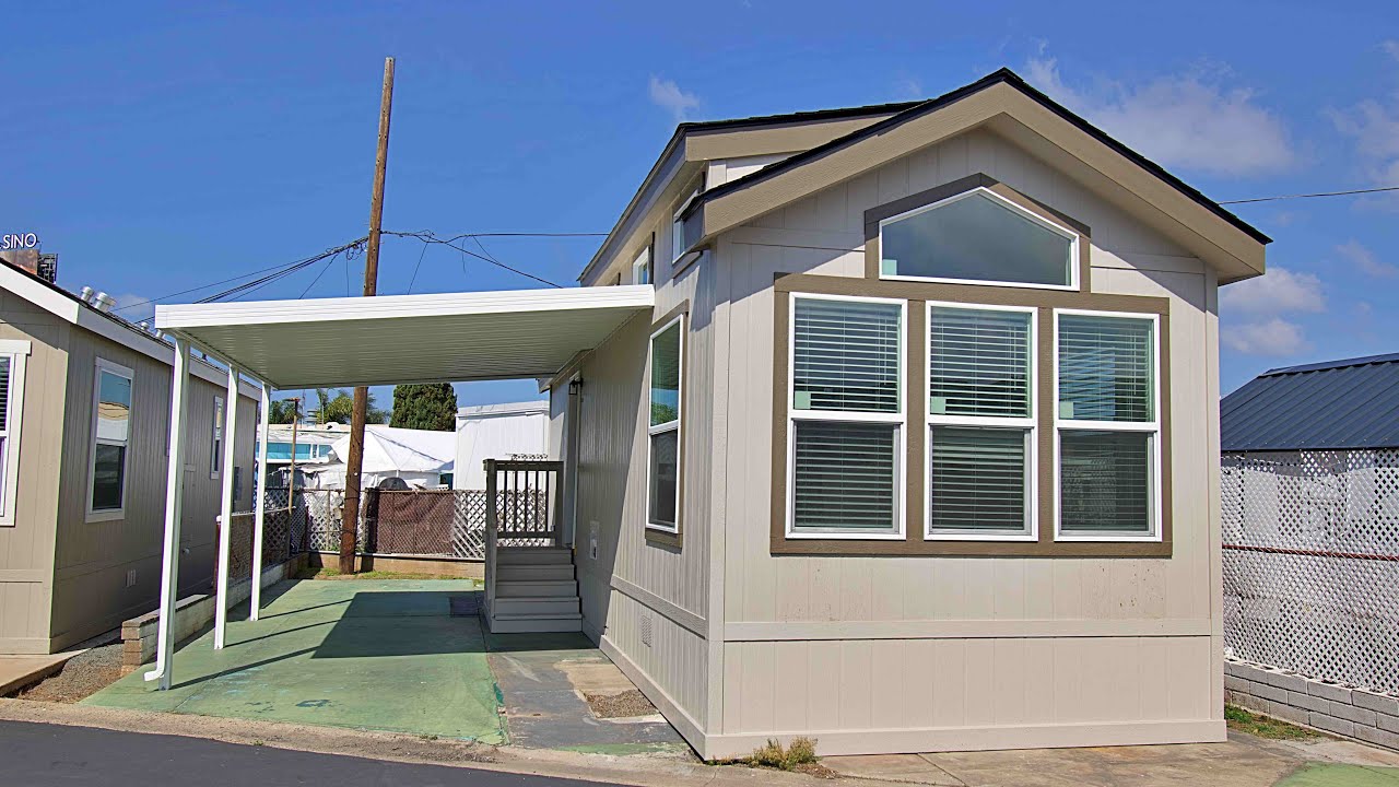 open House Mobile Home for Sale in Chula Vista - 1bed 1bath SENIOR $99,900 708 Hst spc 65