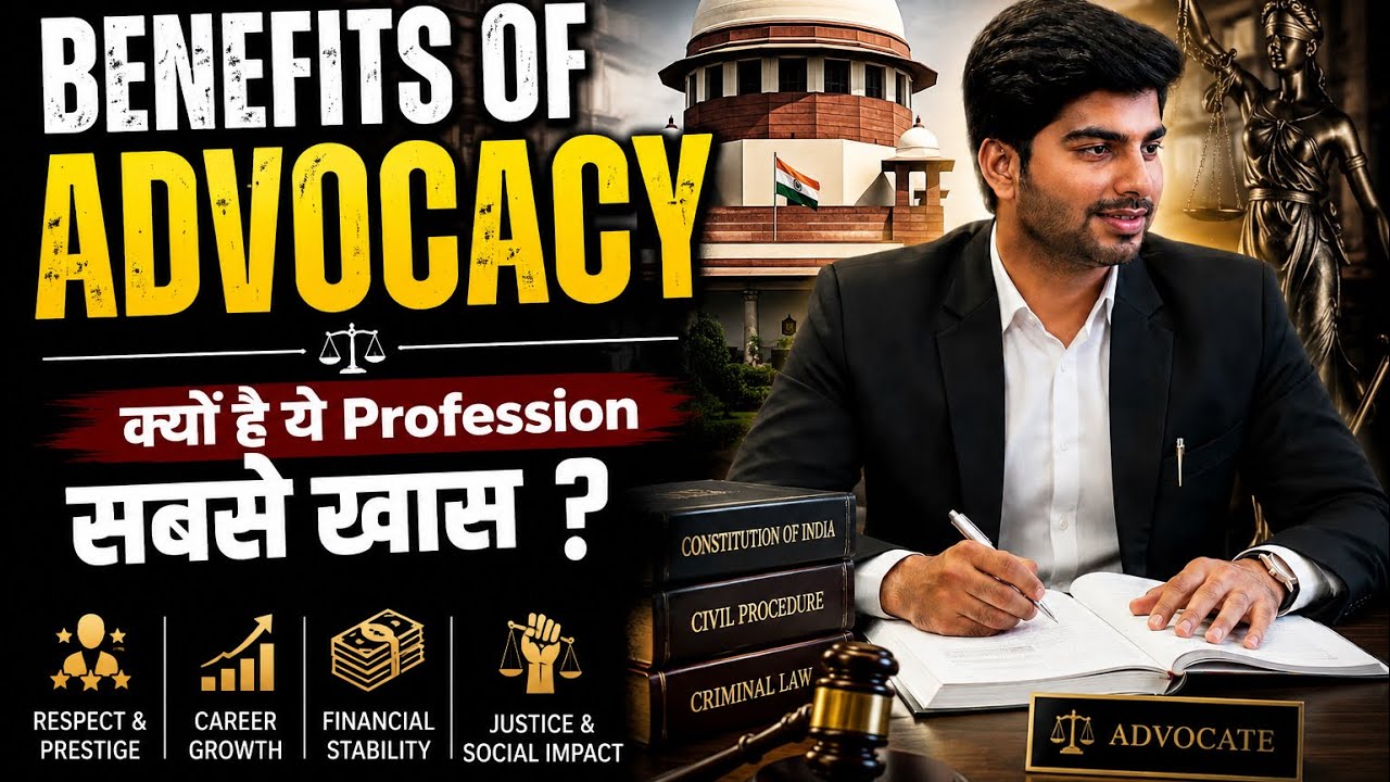 Benefits of Advocacy | Explained simply by Prashant | #law #youtube
