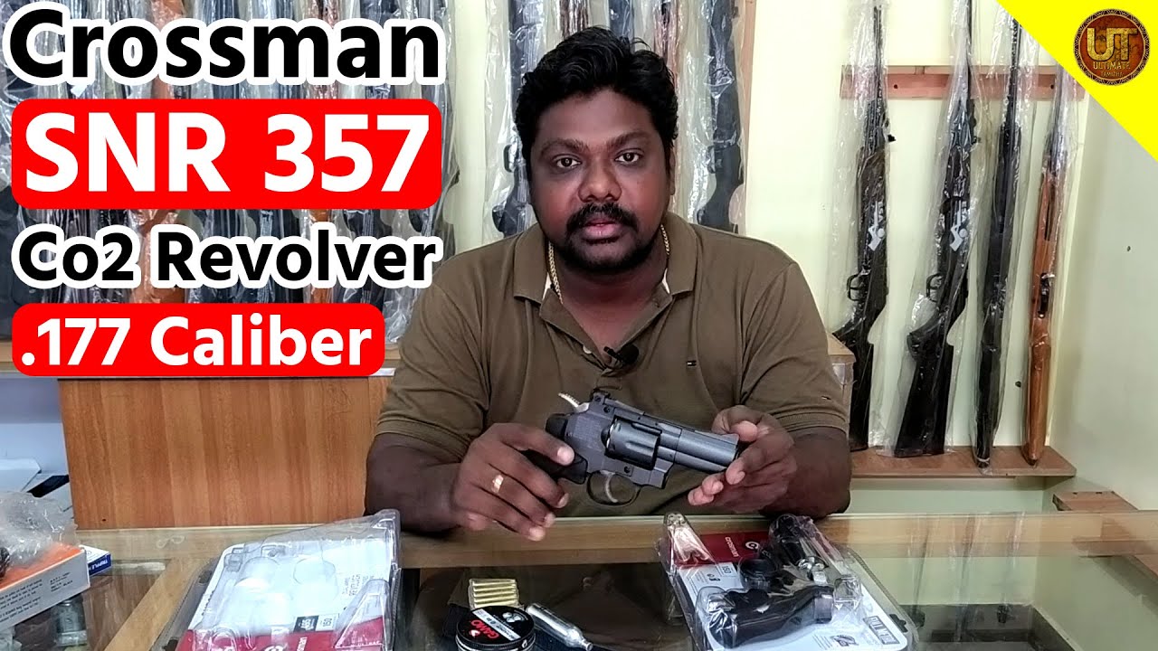Crossman SNR 357 C02 Revolver Full Review in Tamil | No License Airgun Chal & Bro | Ultimate Tamizha