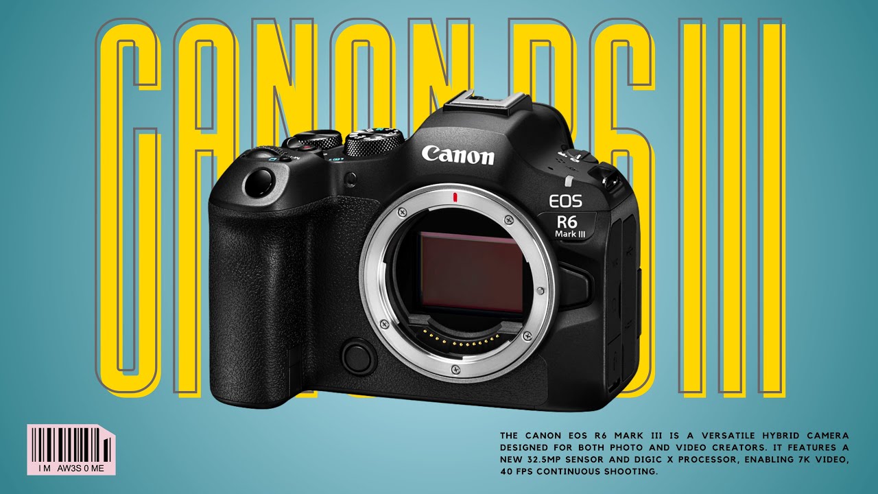 Canon R6 Mark III …… I have something to say