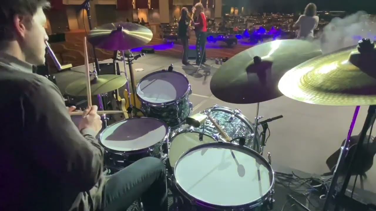 Doing my best Charlie Watts with Rolling Stones tribute ‘Rocks Off’