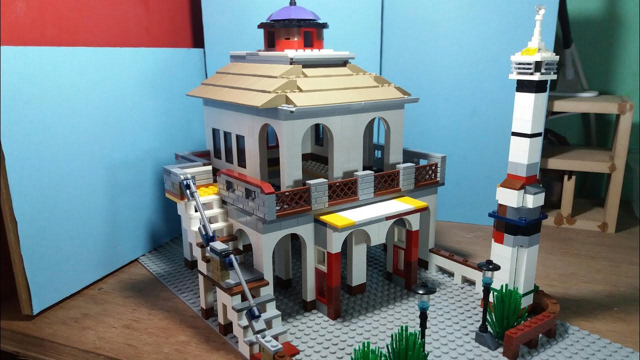 Cara membuat miniatur  masjid dari lego