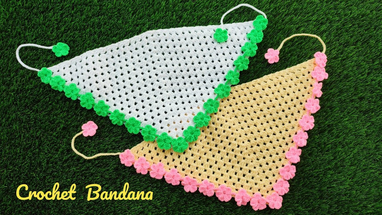 Crochet Bandana (ခေါင်းပတ်ထိုးနည်း)