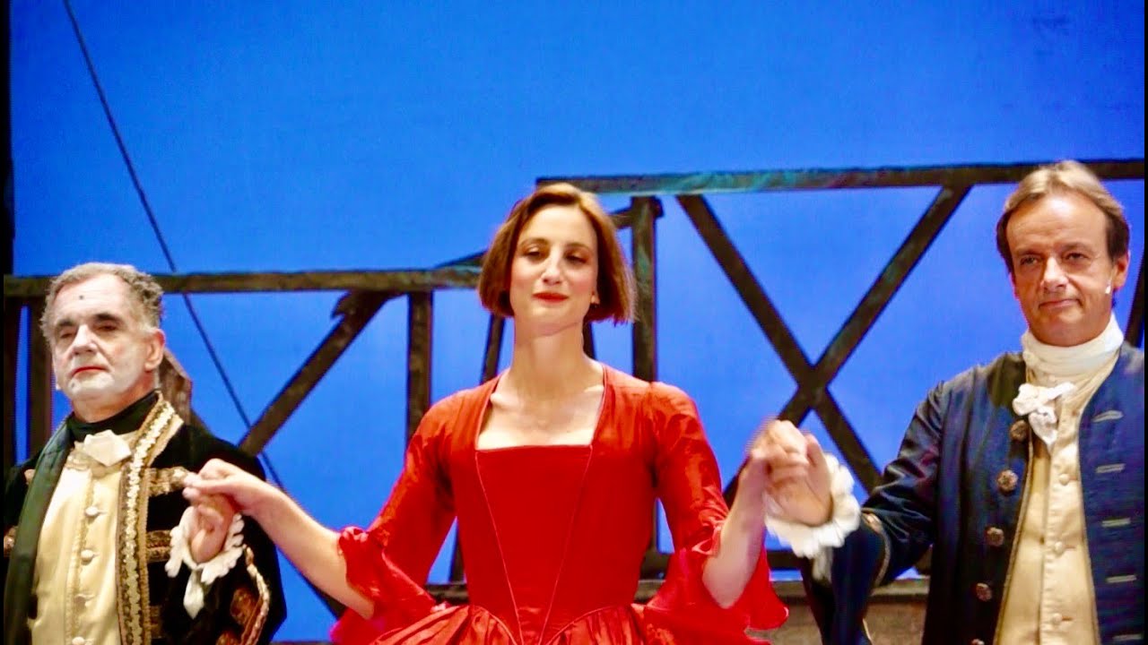 “LA VEDOVA SCALTRA” di C.GOLDONI -FRANCESCA INAUDI e GIANLUCA GUIDI (Applausi finali)- MI, 19.4.2018
