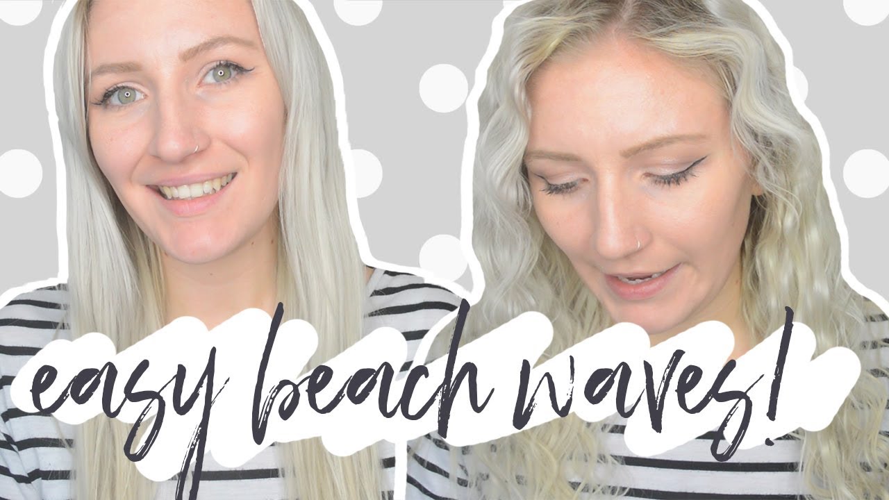 EASY BEACH WAVES TUTORIAL WITH BABYLISS PRO DEEP WAVER