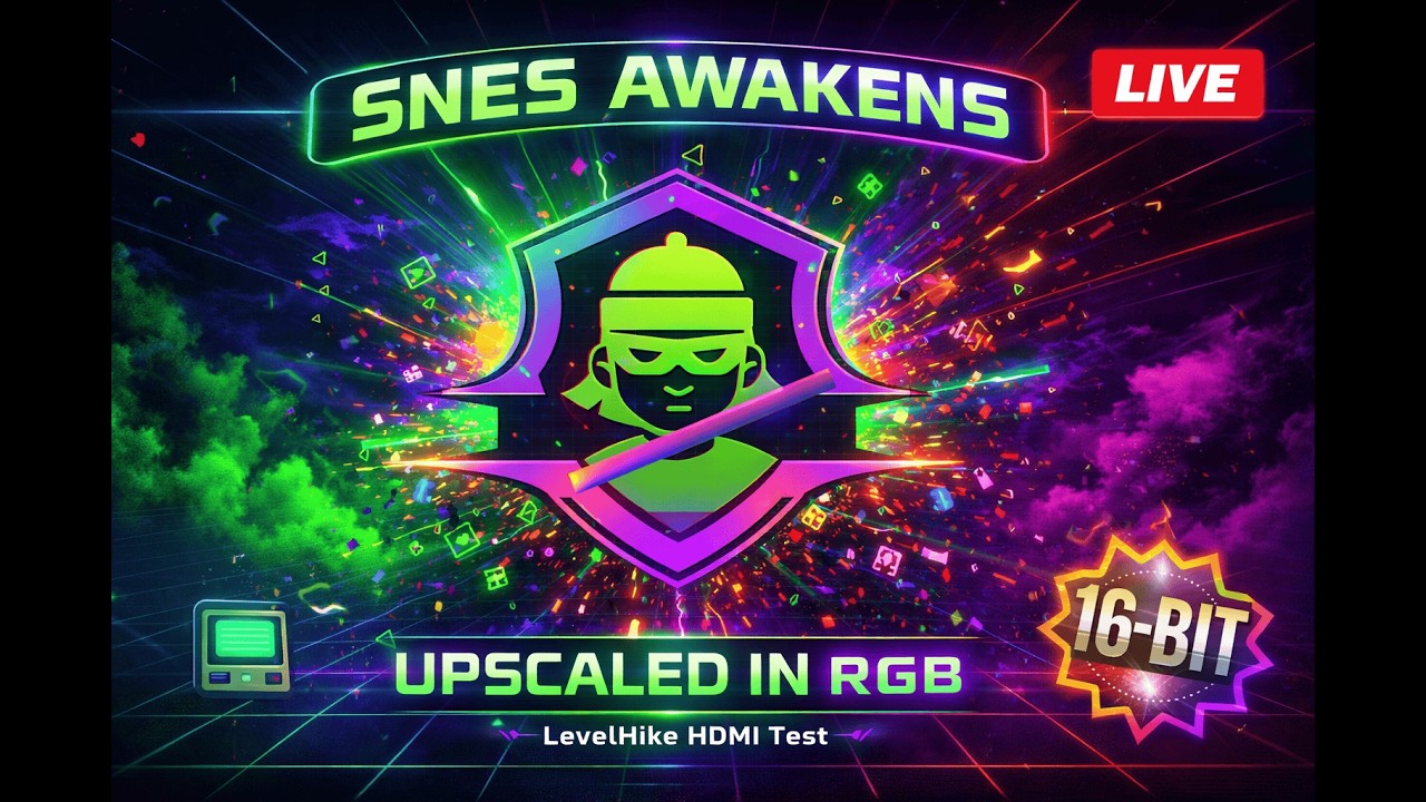 SNES Reborn in RGB 🌈 LevelHike Upscale Test + Retro Classics