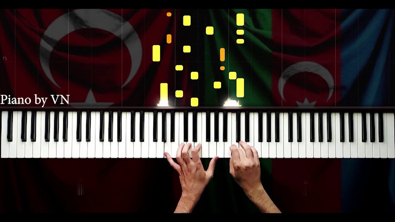 Ana Əsgər Gedirəm|Anne Asker Gidiyorum - Piano by VN