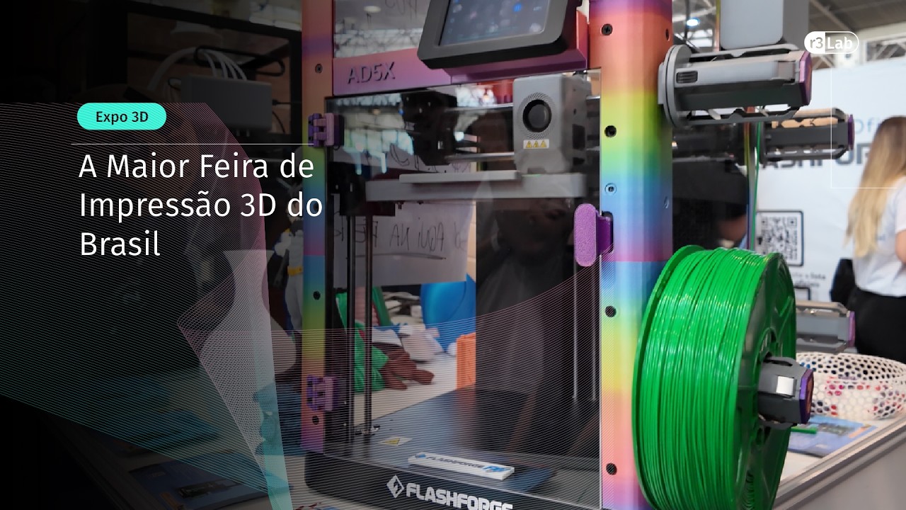 Fomos a Expo 3D 2025 e trouxemos as principais novidades do mundo da impressão 3D no Brasil